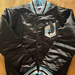 Minnesota United FC MLS Satin Bomber Jacket XL